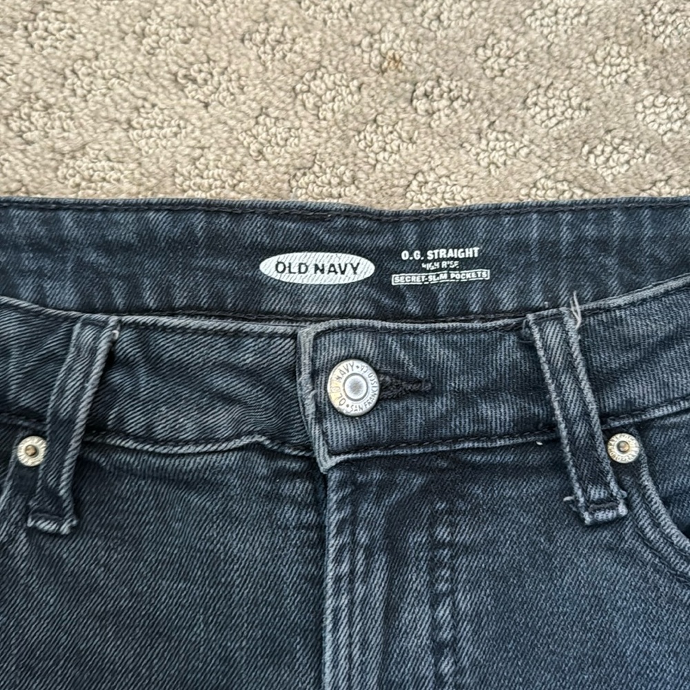 Black Straight Jeans
